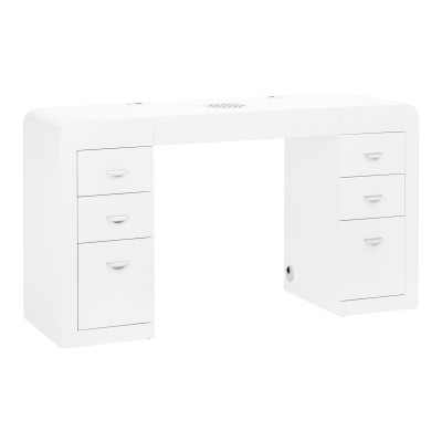 Cosmetic desk 314 with cassette extractor white