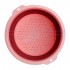Folding pink pedicure bowl