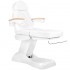 Electric cosmetic chair Lux white heated