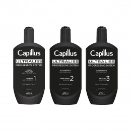 Capillus ultraliss nanoplasty, nanoplasty treatment kit, 3x400 ml