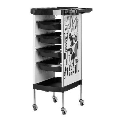 Gabbiano hairdresser's assistant X11-9 white graphics