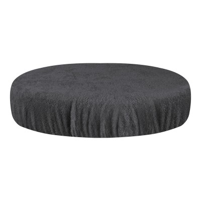 Terry cloth stool cover graphite