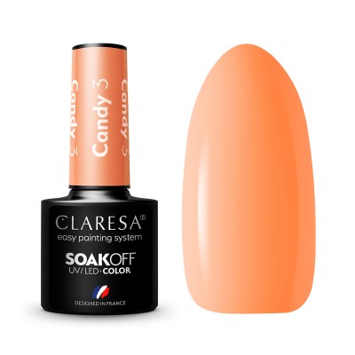 CLARESA Hybrid nail polish CANDY 3 -5g