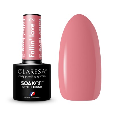 CLARESA Hybrid nail polish FALLIN""LOVE 2 -5g