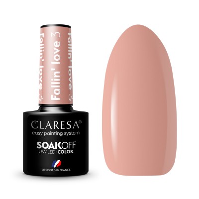 CLARESA Hybrid nail polish FALLIN""LOVE 3 -5g