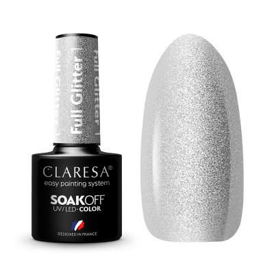 CLARESA Hybrid nail polish FULL GLITTER 1 -5g CLARESA Hybrid nail polish FULL GLITTER 1 -5g