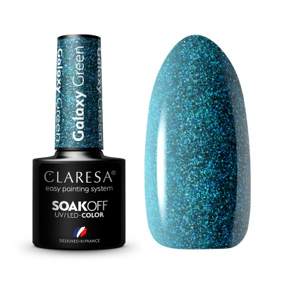 CLARESA Hybrid nail polish Galaxy Green 5g