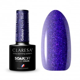 CLARESA Hybrid nail polish Galaxy Navy Blue 5g