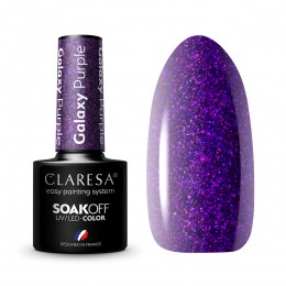 CLARESA Hybrid nail polish Galaxy Purple 5g