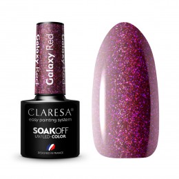 CLARESA Hybrid nail polish Galaxy Red 5g
