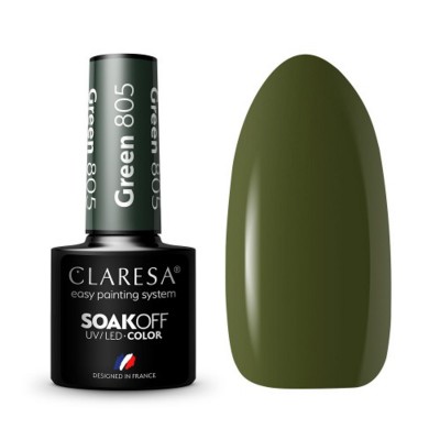 CLARESA Hybrid varnish GREEN 805 -5g