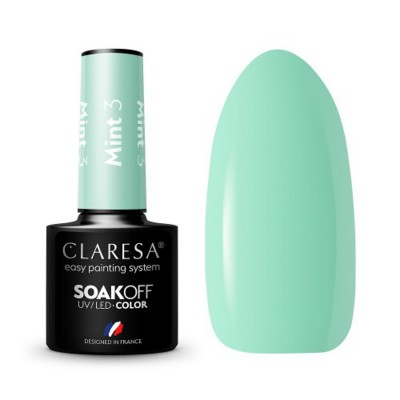CLARESA Hybrid nail polish MINT 3 -5g CLARESA Hybrid nail polish MINT 3 -5g