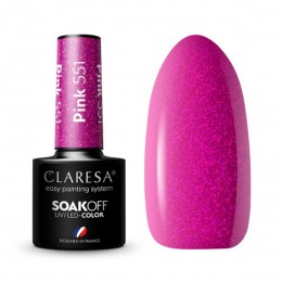 CLARESA Hybrid nail polish PINK 551 -5g CLARESA Hybrid nail polish PINK 551 -5g