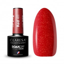 CLARESA Hybrid nail polish RED 411 -5g