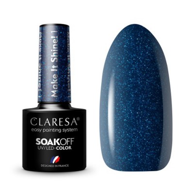 CLARESA Hybrid Nail Polish Make It Shine! 1 -5g