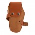 Belt holster for hairdressing scissors T11 brown
