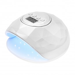 UV LED Lamp Shiny 86W White/Silver Pearl