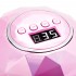 UV LED Lamp Shiny 86W Pink Pearl