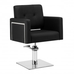 Gabbiano hairdressing chair Bergamo black