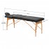Folding massage table, wooden, Komfort Activ, Fizjo Lux, 2 segments, 190x70 black Folding massage table, wooden, Komfort Activ, Fizjo Lux, 2 segments, 190x70 black