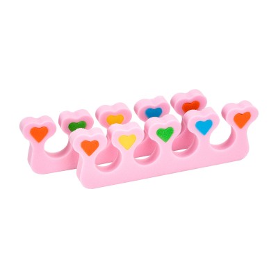 Foam separators for pedicure 2 pcs. hearts Foam separators for pedicure 2 pcs. hearts