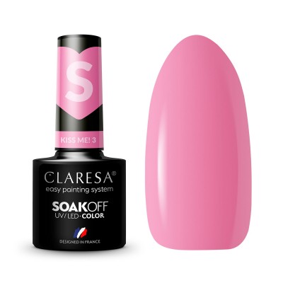 CLARESA hybrid varnish Kiss Me! 3 -5g