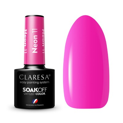 CLARESA Hybrid nail polish NEON 11 -5g CLARESA Hybrid nail polish NEON 11 -5g