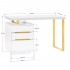 Cosmetic desk 3311G white gold