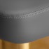 Gabbiano Granada hairdressing chair gold gray