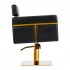 Gabbiano hairdressing chair Toledo gold black