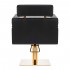 Gabbiano hairdressing chair Toledo gold black