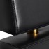 Gabbiano hairdressing chair Toledo gold black