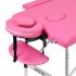 Folding massage table aluminum comfort Activ Fizjo 2 segment pink Folding massage table aluminum comfort Activ Fizjo 2 segment pink