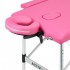 Folding massage table aluminum comfort Activ Fizjo 2 segment pink Folding massage table aluminum comfort Activ Fizjo 2 segment pink