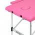 Folding massage table aluminum comfort Activ Fizjo 2 segment pink Folding massage table aluminum comfort Activ Fizjo 2 segment pink