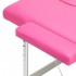 Folding massage table aluminum comfort Activ Fizjo 2 segment pink Folding massage table aluminum comfort Activ Fizjo 2 segment pink