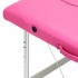 Folding massage table aluminum comfort Activ Fizjo 2 segment pink Folding massage table aluminum comfort Activ Fizjo 2 segment pink