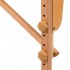 Folding massage table, wooden, Komfort Activ, Fizjo, 2 segments, pink
