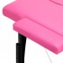 Folding massage table, wooden, Komfort Activ, Fizjo, 2 segments, pink, black wood Folding massage table, wooden, Komfort Activ, Fizjo, 2 segments, pink, black wood