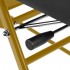 Cosmetic chair 557G with trays gold black