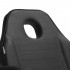 Cosmetic chair 557G with trays gold black