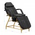 Cosmetic chair 557G with trays gold black
