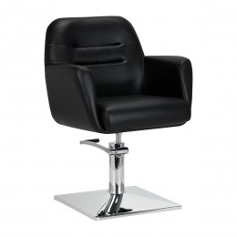 Gabbiano hairdressing chair Monaco black