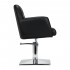 Gabbiano hairdressing chair Monaco black