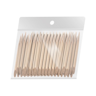 OCHO NAILS Wooden cuticle sticks 6.5 cm 100 pcs.