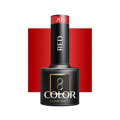 OCHO NAILS Hybrid nail polish red 203 -5 g OCHO NAILS Hybrid nail polish red 203 -5 g