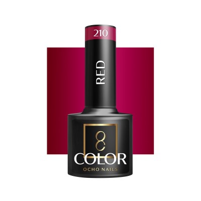 OCHO NAILS Hybrid nail polish red 210 -5 g OCHO NAILS Hybrid nail polish red 210 -5 g