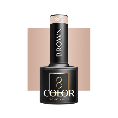 OCHO NAILS Hybrid nail polish brown 801 -5 g
