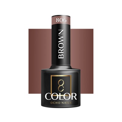 OCHO NAILS Hybrid nail polish brown 806 -5 g