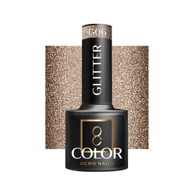 OCHO NAILS Hybrid glitter nail polish G06 -5 g